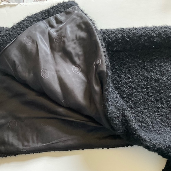 Max Studio Black Boucle Coat - Picture 5 of 5